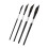 4Pcs Wood Handle Liner Brushes With Nylon Bristles Professional 1