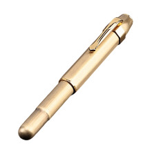 Retro Brass Pocket Size Pen Compact Retro-0.38mm yellow bronze