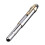 Hervulbare messing vulpen,-0,38 mm gegalvaniseerd zilver 1