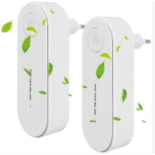 Plug In Air Purifier 2 Packs Mini Air Purifiers Quiet Operation Air Purifier for Pet Allergens Smoking Room Apartment Bedroom Kitchen Toilet