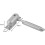 Spring Loaded Door Closer - Adjustable Surface Mount - Automatic Spring Loaded Door Closer for Self Closing (Gray) 2