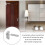 Spring Loaded Door Closer - Adjustable Surface Mount - Automatic Spring Loaded Door Closer for Self Closing (Gray) 3