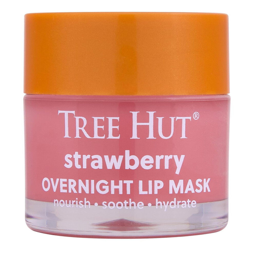 Tree Hut Strawberry Overnight Lip Mask, 0.6 Oz