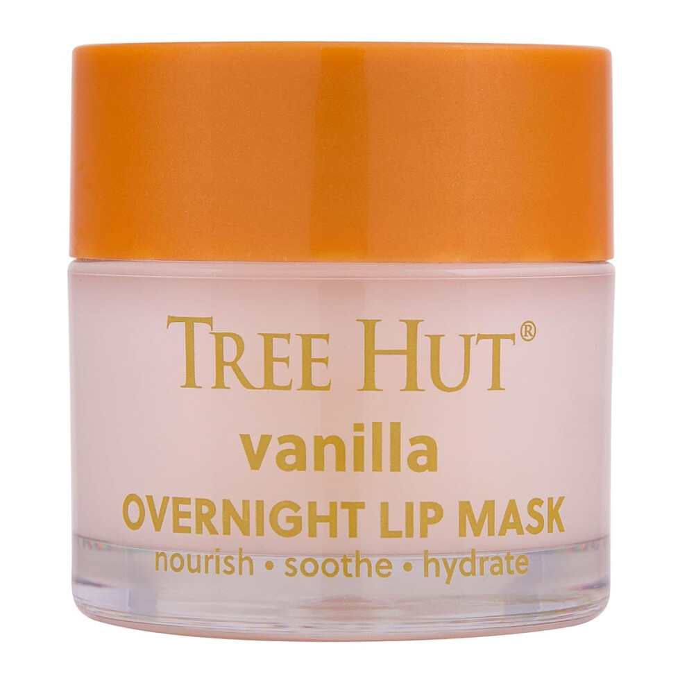 Tree Hut Cream Vanilla Overnight Lip Mask, 6 Oz