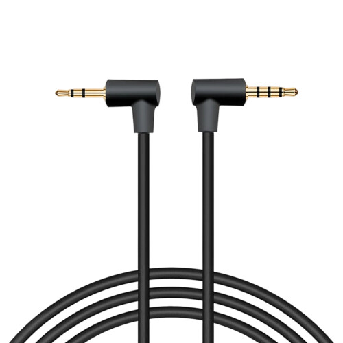 Space Saving L Design Audios Cable 2.5mm to 3.5mm Cord-100cm