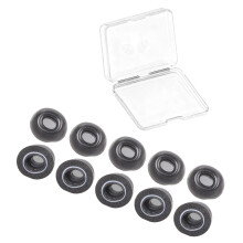 10pcs Secures fit Memory Foam Ear Tip Noise reductions Long-M