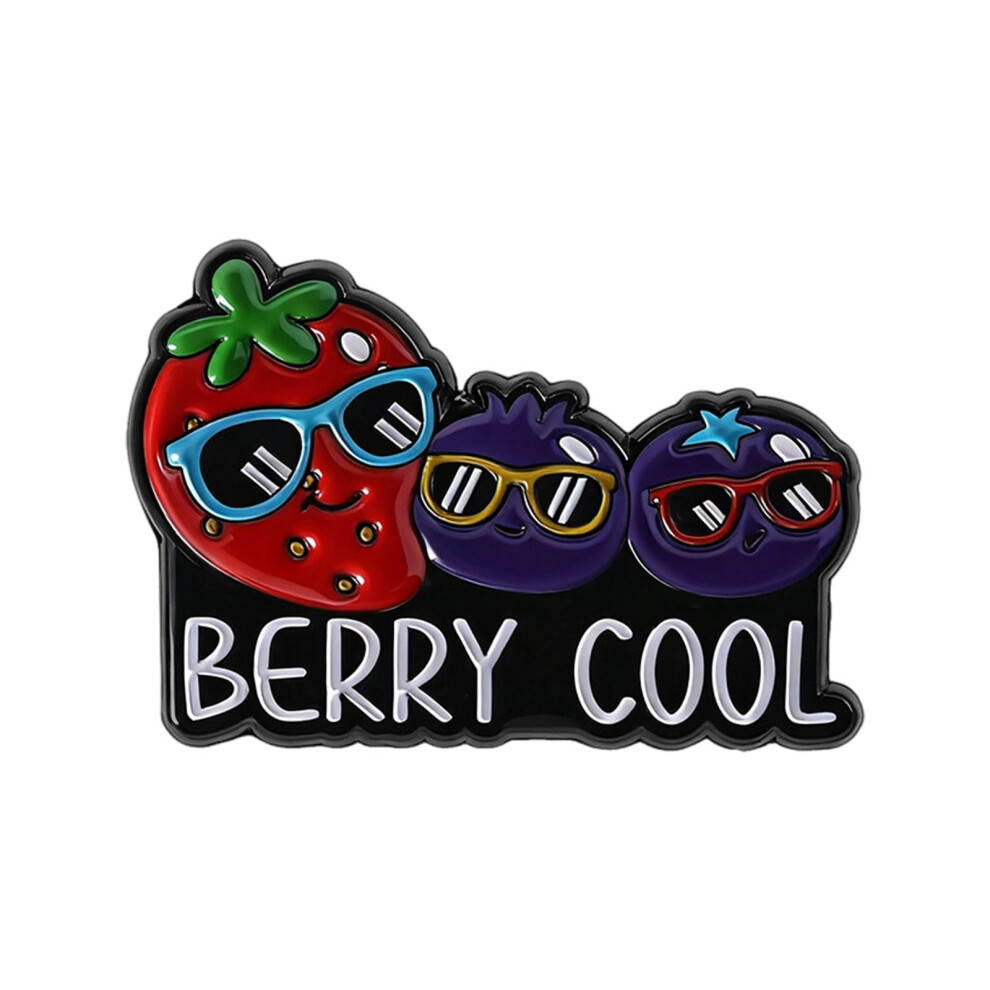 Cheerful Cartoon Fruit Creature Alloy Lapel Pins-QHXZ5065