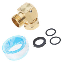 Hose Swivel Elbow Connector 90 Degree Rotating Brass Connector
