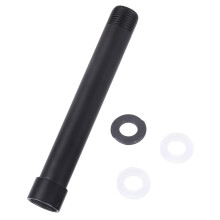 Shower Extender Stainless Steel Extend Tube Metal Shower-Black