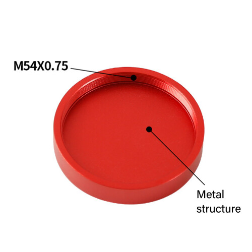 High Strength Metal M54 Threaded Dustproof Cap Features-Black 2