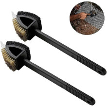 Grill Oven Grill Kitchen Metal Wire Cleaning Brush Grill Cleaning Brush 2 pieces grill bristle clean