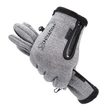 Windproof Winter Warm Gloves Full Finger Ski Snowboard-Gray L