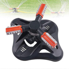 Garden Sprinkler, Automatic Watering Sprinkler, 360 Rotating Automatic Lawn Sprinkler, 3 Arm Sprink