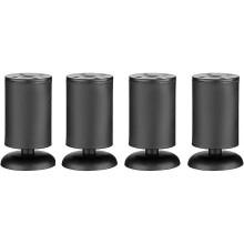4pcs Furniture Legs thickened adjustable Stainless Steel cylindrical metal Table Legs sofa Leg