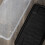 Samuel Alexander 42 Under Bed Clear Stackable and Nestable Storage Box with Black Lid 3
