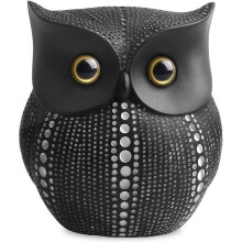Owl Figurines. Modern Home Decor, Bird Statue, Small Decor Items for Shelf, Living Room Bedroom Office Decoration, Bookshelf Decor, TV Stand Decor