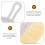 Set mini scopa e paletta, grigio chiaro, 2 pezzi 5