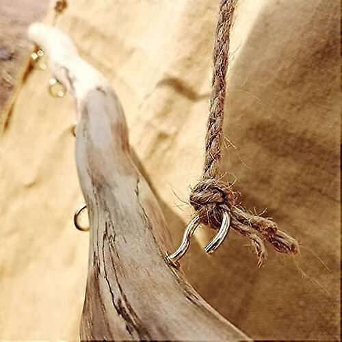 Natural Driftwood Wall Decorations with Hook Each one is different Hanging Real Wood Wall Organizer 2
