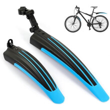 Bicycle Mudguard Set Adjustable Universal Bicycle Mudguard Set Front Rear Fenders Mountain Bike Mudguard Set for Bike 20-26 Inch Wheels