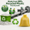 ECO440Y 200 Yellow Refuse Recycled Yellow Bin Bags 6