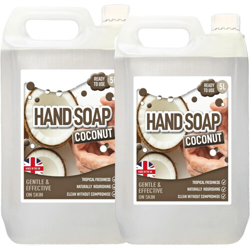 2 x 5 Litre Ready To Use Coconut Hand Soap 1