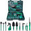 Garden Tool Set, 10Pcs Gardening Tool Kits with Transplanters Scissors Harrow Anti-Rust 1