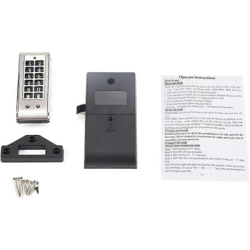 Digital Keypad Code Lock Combination Cam Cabinet Silver Convenient Password Security Coded Lock