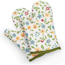 1 Pair Oven Gloves, Heat Resistant Oven Gloves, Non-Slip Insulated Gloves for Grilling, Cooking, Bak