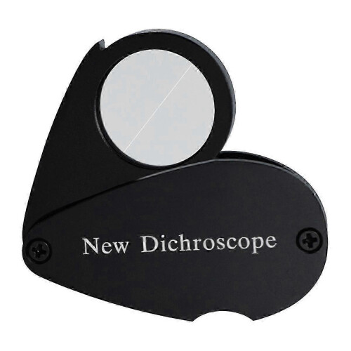 New Pocket Dichroscope Jewelry Testing 21mm Lens Diameter White Light