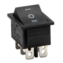 6-terminals 3 Position Dpdt Boat Rocker Switch 16a 250vac 20a 125vac