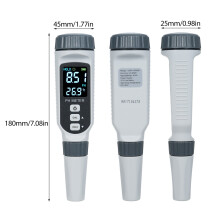 SMART SENSOR Digitales pH Meter, wasserdicht, mit ATC, Messbereich pH 0 14, pH Wassertester für Trinkwasser, Schwimmbad, Hydrokultur, Aquarium