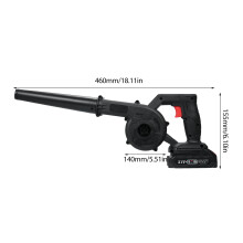 2 in 1 21V Hand Laubbläser und Laubsauger, inklusive Akku und Ladegerät, ideal für die Autotrocknung, Staubentfernung und Tierhaarentfernung.