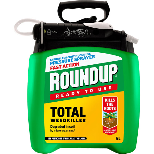 Roundup Roundup Fast Action Weedkiller Pump 'N Go Spray – 5L Ready-to-Use