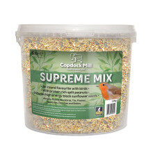 Copdock Mill Wild Bird Seed Supreme Mix 5L Tub – All Year-Round Bird Food – 100% Natural Ingredients Including Peanuts for Wild Bi
