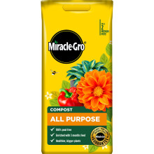 Miracle-Gro Peat-Free Premium All Purpose Compost 10L | Multi-Purpose Garden Soi