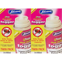 Johnsons Vet 4 Fleas Room Fogger Spray Twin Pack 100 ml, 2 count