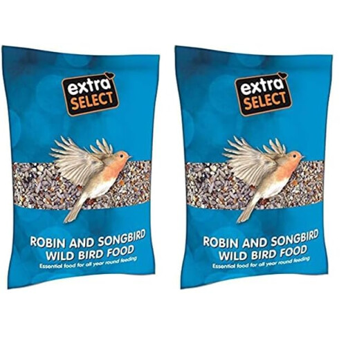 Extra Select Robin and Song Bird Feed Mix, 1 kg (Pack of