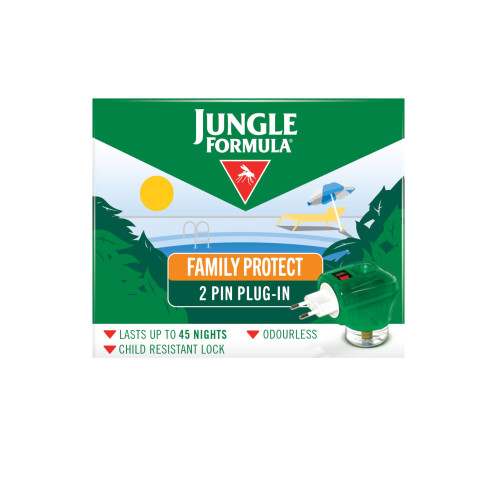 Jungle Formula Family Protect Plug-in Mosquito Repellent - for