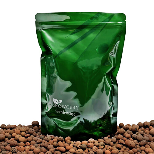 Growcery Premium Clay Pebbles For Plants: Multipurpose Growing Medium for Garden