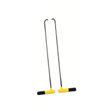 Outil de crochet de débosselage de voiture, tiges d'outils-Court