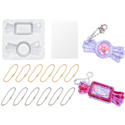 Candy Pattern Silicone Mold Set Silicone Epoxy Casting Mold for