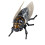 Jouet d'insecte de simulation en plastique durable, jouet à-brun 1