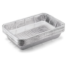Weber Aluminum Drip Pans - Large (33 x 23 x 5 cm), Made of Aluminum, for catchin