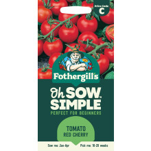 Fothergill's Oh Sow Simple, Tomato Red Cherry Vegetable Seeds, Sow: Jan–Apr