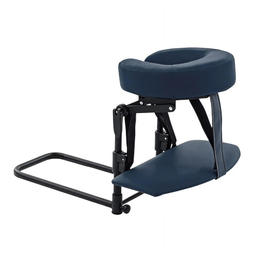 Support de massage portable pliable pour lit avec-gris bleu