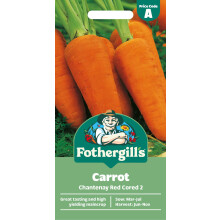 Mr Fothergill’s Carrot Chantenay, 2000 Seeds, Mar-Jun, Orange