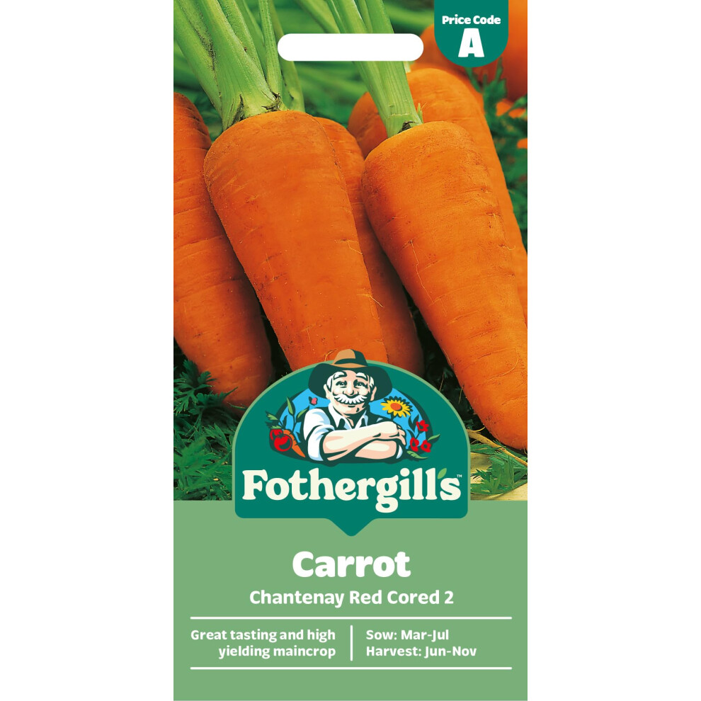 Mr Fothergill's Mr Fothergill’s Carrot Chantenay, 2000 Seeds, Mar-Jun, Orange