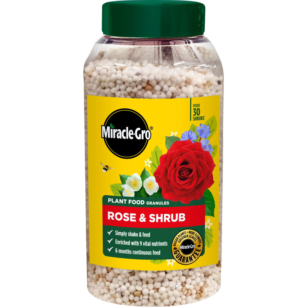 Miracle-Gro Premium Rose & Shrub Continuous Release Plant Food,