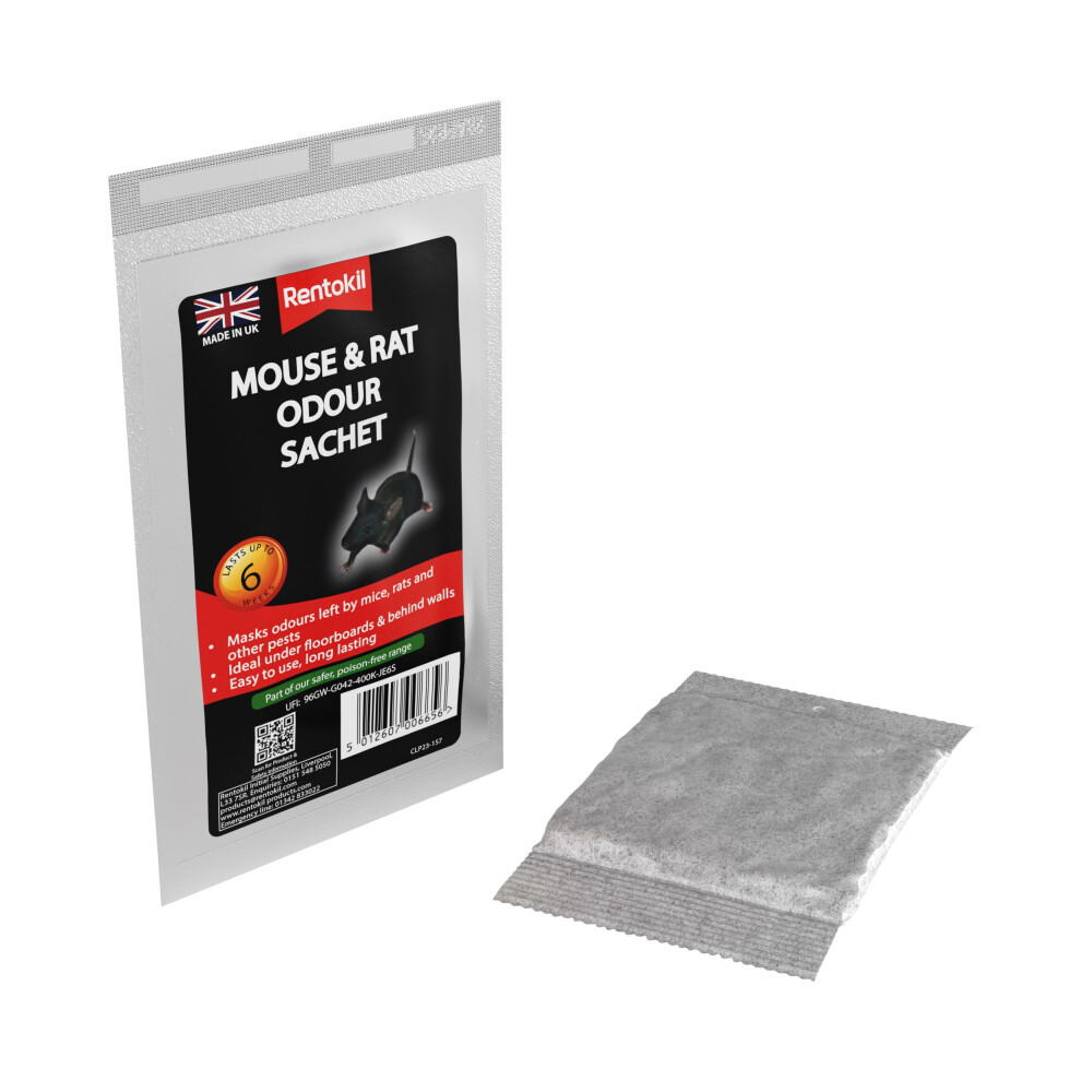 Rentokil Fm24 Mouse And Rat Odour Sachets, Black 12292271