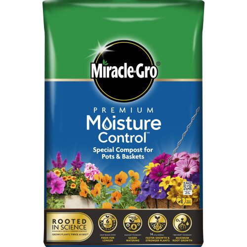 Miracle-Gro Miracle-Gro Premium Moisture Control Compost, 40 Litre